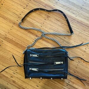 Rebecca Minkoff Black Leather Crossbody Bag